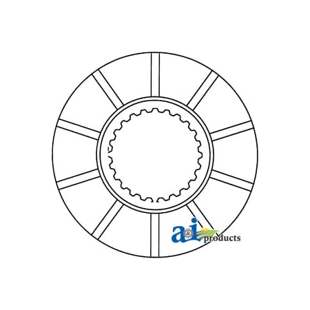 A & I Products Disc, Bonded Brake 7" x7" x0.5" A-70277355
